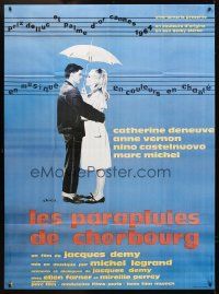 3m624 UMBRELLAS OF CHERBOURG French 1p R80s Les Parapluies de Cherbourg, Catherine Deneuve, Demy