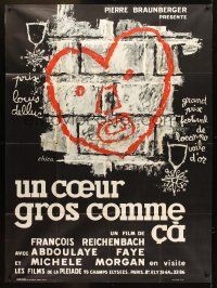 3m625 UN COEUR GROS COMME CA French 1p '65 African boxer tries to succeed in Paris, Reichenbach