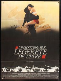 3m626 UNBEARABLE LIGHTNESS OF BEING French 1p '88 wonderful different art of Day-Lewis & Binoche!