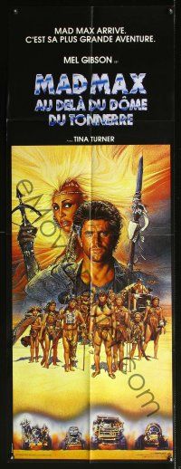 3m260 MAD MAX BEYOND THUNDERDOME French door panel '85 art of Mel Gibson & Tina Turner by Amsel!
