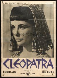 3m101 CLEOPATRA Italian 1p '63 best close up of Elizabeth Taylor in the title role!