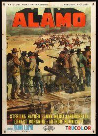 3m151 LAST COMMAND Italian 1p R60 completely different art of the Alamo by Averardo Ciriello!