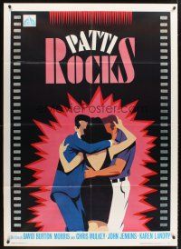 3m178 PATTI ROCKS Italian 1p '89 cool romantic love triangle artwork!