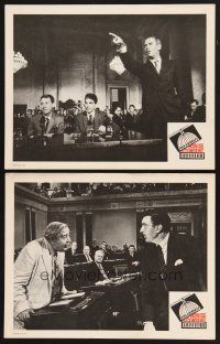 3p580 ADVISE & CONSENT 2 LCs '62 Henry Fonda, Charles Laughton, Burgess Meredith!
