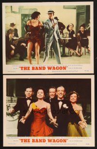 3p603 BAND WAGON 2 LCs '53 great images of Fred Astaire & sexy dancer Cyd Charisse!