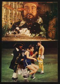 3p621 BLACKBEARD'S GHOST 2 LCs '68 Walt Disney, wacky invisible pirate Peter Ustinov!