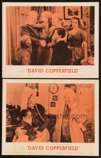 3p668 DAVID COPPERFIELD 2 LCs R62 W.C. Fields stars as Micawber in Charles Dickens' classic story!