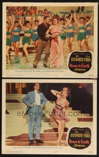 3p685 DOWN TO EARTH 2 LCs '46 great images of dancing Rita Hayworth!