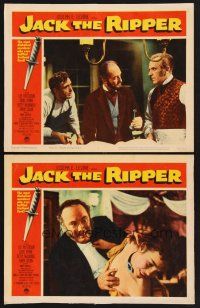 3p774 JACK THE RIPPER 2 LCs '60 American detective helps Scotland Yard find fabled killer!