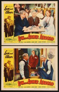 3p796 LUM & ABNER ABROAD 2 LCs '56 Chester Lauck & Norris Goff go gambling in Monte Carlo!