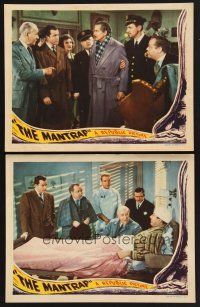 3p803 MANTRAP 2 LCs '43 Henry Stephenson, Lloyd Corrigan, Edmund MacDonald, mystery!