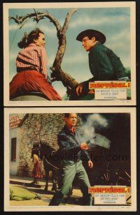 3p858 REPRISAL 2 LCs '56 cowboy Guy Madison & sexy Katherine Grant in western action!