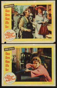 3p878 SECOND TIME AROUND 2 LCs '61 Debbie Reynolds with gun & talking to Andy Griffith!