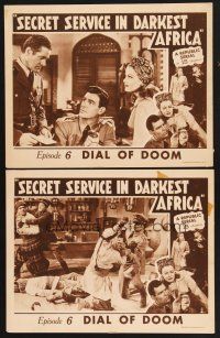3p881 SECRET SERVICE IN DARKEST AFRICA 2 chapter 6 LCs '43 Republic serial, Dial of Doom!