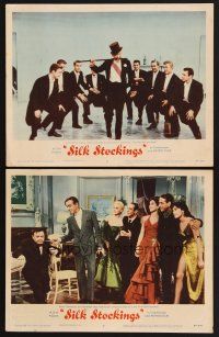 3p893 SILK STOCKINGS 2 LCs '57 musical version of Ninotchka with Fred Astaire, Peter Lorre!
