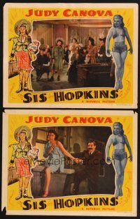 3p898 SIS HOPKINS 2 LCs '41 Judy Canova goes to the big city to meet her rich relatives!!