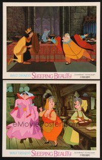 3p901 SLEEPING BEAUTY 2 LCs R79 Walt Disney cartoon fairy tale fantasy classic!