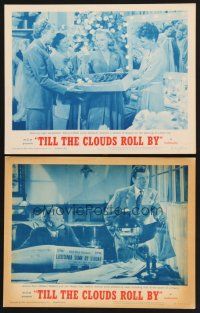 3p956 TILL THE CLOUDS ROLL BY 2 LCs R62 Van Heflin, Robert Walker & pretty Judy Garland!