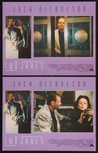 3p971 TWO JAKES 2 LCs '90 really cool images of Jack Nicholson, smoking Madeleine Stowe!