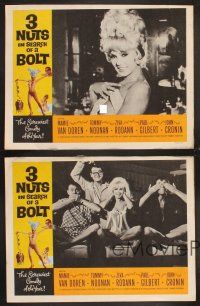 3p071 3 NUTS IN SEARCH OF A BOLT 4 LCs '64 close up of sexy Mamie Van Doren removing her top!