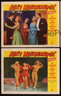 3p311 AIN'T MISBEHAVIN' 3 LCs '55 Mamie Van Doren, sexy Piper Laurie shakes her tail feathers!
