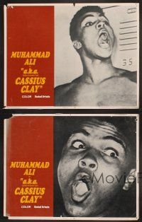 3p076 A.K.A. CASSIUS CLAY 4 LCs '70 great images of heavyweight champion boxer Muhammad Ali!