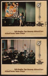 3p317 ARRANGEMENT 3 LCs '69 Kirk Douglas & Faye Dunaway, from director Elia Kazan's novel!