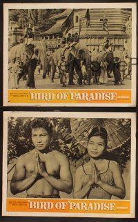 3p330 BIRD OF PARADISE 3 LCs '64 Marcel Camus' L'oiseau de paradis, Princess Bopha Devi!