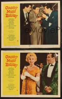 3p343 COUNTRY MUSIC HOLIDAY 3 LCs '58 Zsa Zsa Gabor, Ferlin Husky & other country music stars!
