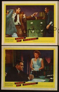 3p346 CRIME OF PASSION 3 LCs '57 sexy Barbara Stanwyck, Sterling Hayden, Raymond Burr!