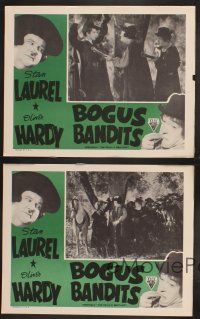 3p122 DEVIL'S BROTHER 4 LCs R54 Hal Roach comedy, Stan Laurel & Oliver Hardy, Bogus Bandits!