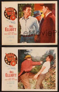 3p356 DIAL RED O 3 LCs '55 William 'Wild Bill' Elliott, Keith Larsen, sexy Helene Stanley!
