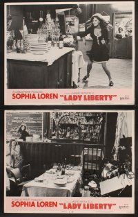 3p184 LADY LIBERTY 4 LCs '72 great wacky images of sexy Sophia Loren, William Devane!