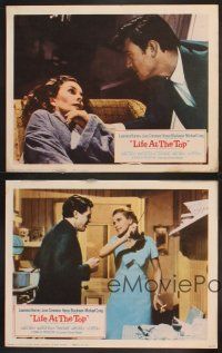 3p188 LIFE AT THE TOP 4 int'l LCs '66 Laurence Harvey, sexy Jean Simmons, cool gambling image!