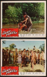 3p189 LIGHT IN THE FOREST 4 LCs '58 Disney, Fess Parker, images of James MacArthur!