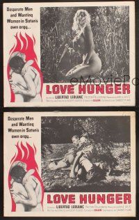 3p430 LOVE HUNGER 3 LCs '65 desperate men & wanting women in Satan's own orgy!