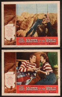 3p204 MASTER OF THE WORLD 4 LCs '61 Jules Verne, Mary Webster, Charles Bronson!