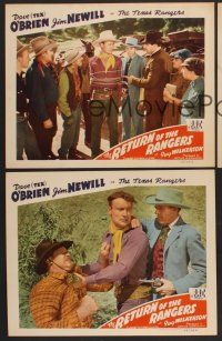 3p480 RETURN OF THE RANGERS 3 LCs '43 Texas Ranger Tex O'Brien in western cowboy action!