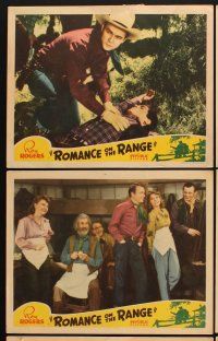 3p055 ROMANCE ON THE RANGE 6 LCs '42 Roy Rogers, Gabby Hayes, sexy Sally Payne!