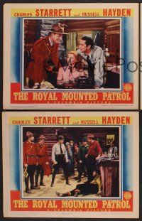3p486 ROYAL MOUNTED PATROL 3 LCs '41 Charles Starrett, Russell Hayden, Wanda McKay!