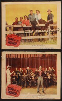 3p499 SONG OF THE PRAIRIE 3 LCs '45 Hoosier Hotshots + many top '40s country western music acts!
