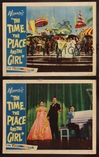 3p535 TIME, THE PLACE & THE GIRL 3 LCs '46 Dennis Morgan & Jack Carson in Warner's musical marvel!