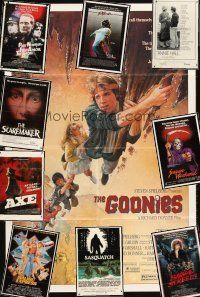 3r003 LOT OF 60 FOLDED ONE-SHEETS '68 - '90 Goonies, Footloose, Annie Hall, Fort Apache the Bronx