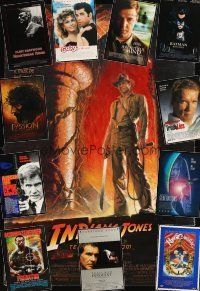 3r044 LOT OF 55 UNFOLDED ONE-SHEETS '80s-00s Indiana Jones & the Temple of Doom + many more!
