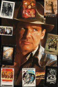 3r048 LOT OF 24 UNFOLDED COMMERCIAL & REPRO POSTERS '90s Indiana Jones, KISS & more!
