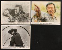 3r015 LOT OF 3 CLINT EASTWOOD STILLS '76 - '78 Outlaw Josey Wales, Every Which Way But Loose!