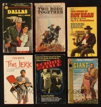 3r025 LOT OF 6 MOVIE EDITION PAPERBACKS '70s-80s The Jerk, Giant, Bonnie & Clyde and more!