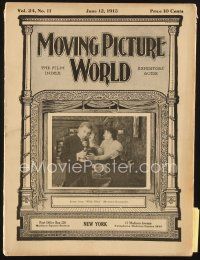 3r059 MOVING PICTURE WORLD exhibitor magazine June 12, 1915 cool pictures of super early theaters!