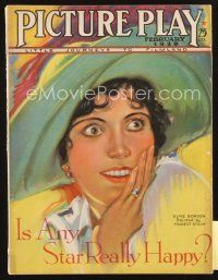 3r078 PICTURE PLAY magazine February 1928 great art portrait of Olive Borden by Modest Stein!