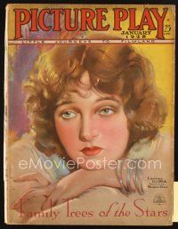 3r077 PICTURE PLAY magazine January 1928 artwork of sad Corinne Griffith by Modest Stein!
